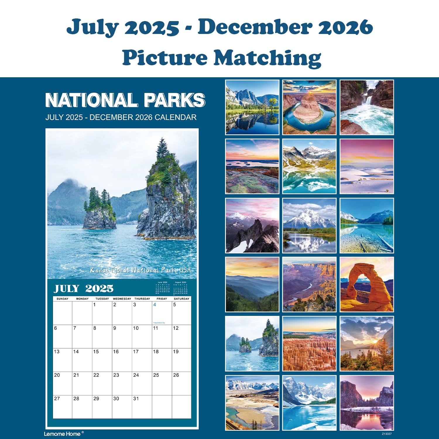 2025-2026 Wall Calendar | July 2025 - December 2026 | 18-Month Large Format (12