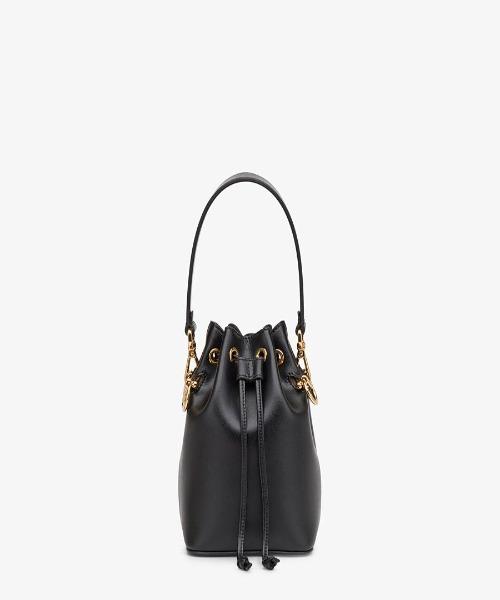 Fendi Mon Tresor Black Leather Mini Crossbody Bag for Women | Luxury Designer Handbag for Everyday Use, Parties & Travel