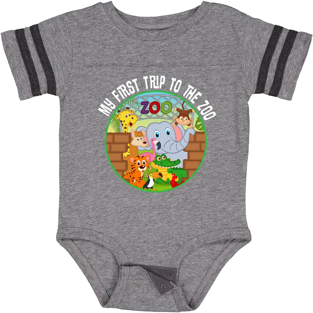 1st Trip to Zoo Baby Bodysuit - Cute Animal Print Outfit for Infants | Perfect for Zoo Visits, Photo Shoots & Special Occasions