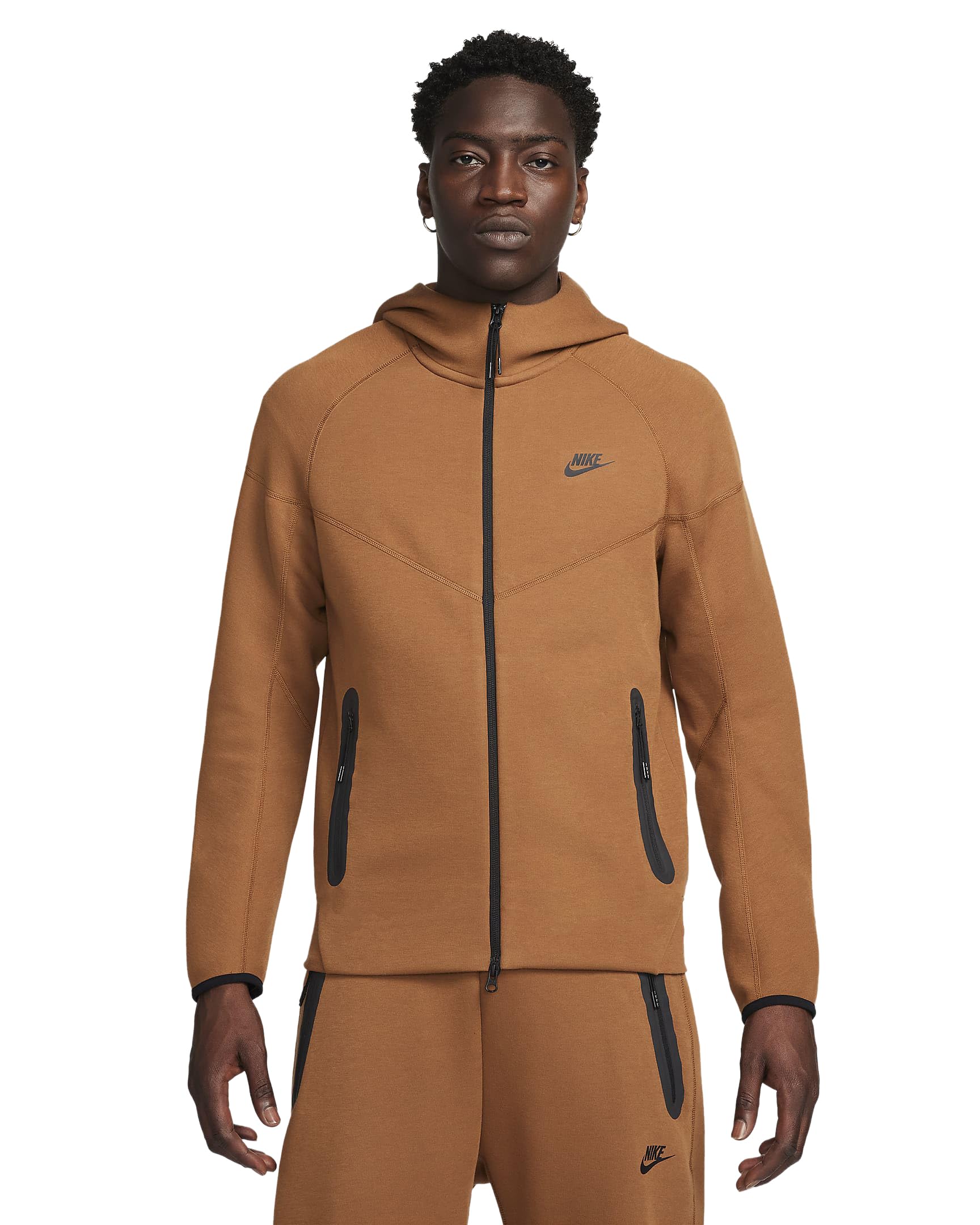 Nike Tech Fleece Windrunner Men's Full-Zip Hoodie - Medium Size | Lightweight Athletic Jacket for Running, Gym & Outdoor Activities