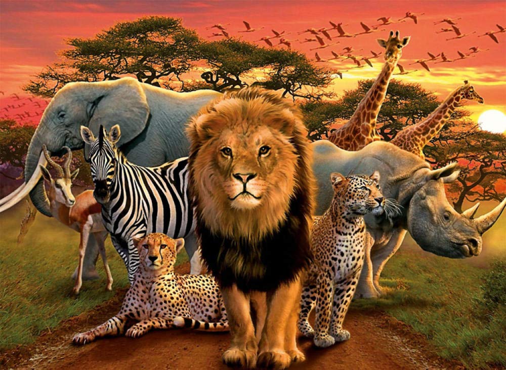3000-Piece Adult Puzzle - The Lion King Harmony 4D Puzzle, Challenging Brain Teaser for Kids & Adults, Perfect Gift for Family Game Night & Educational Fun