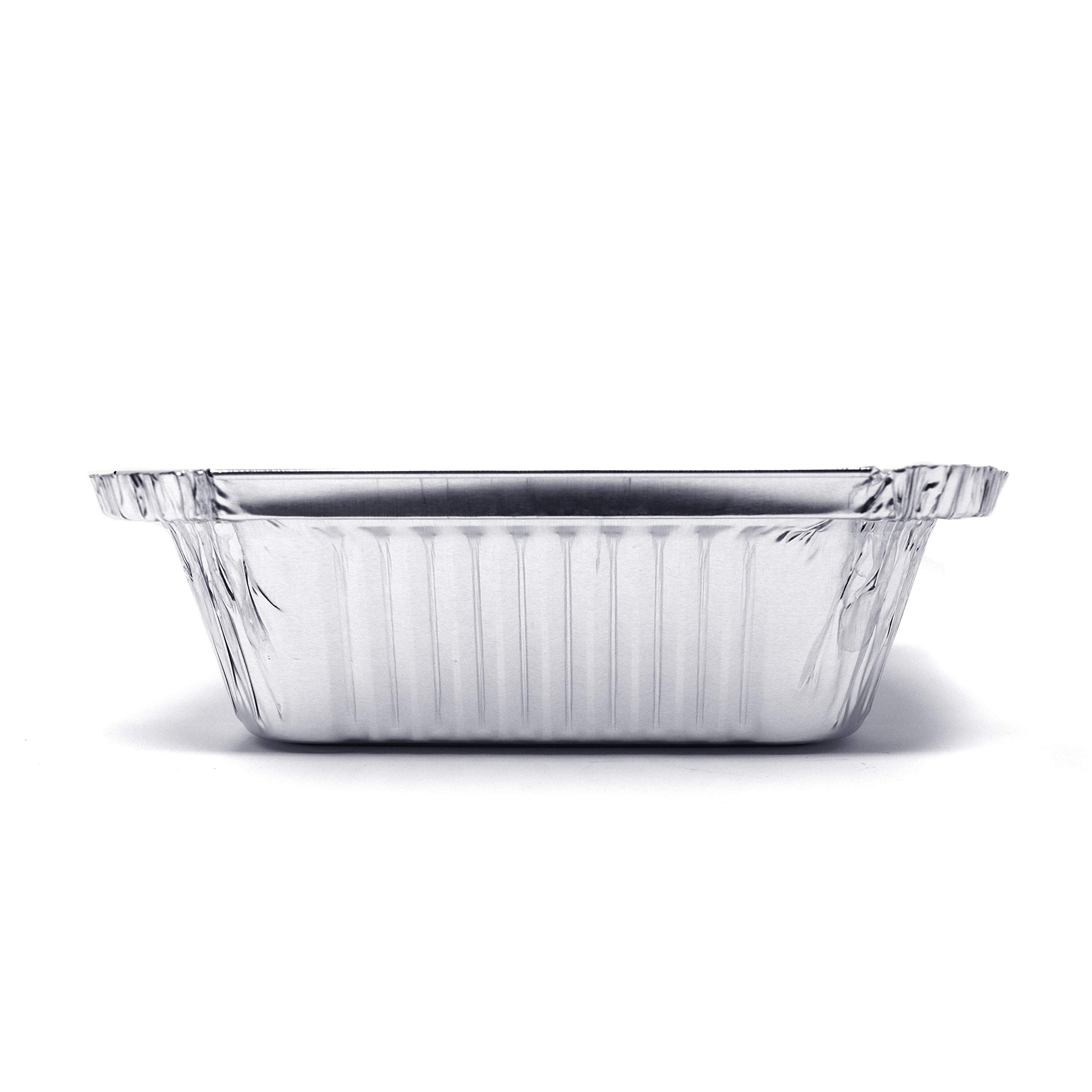 (480 Pack) Premium 1-LB Disposable Aluminum Foil Takeout Pans with Lids - 5.6