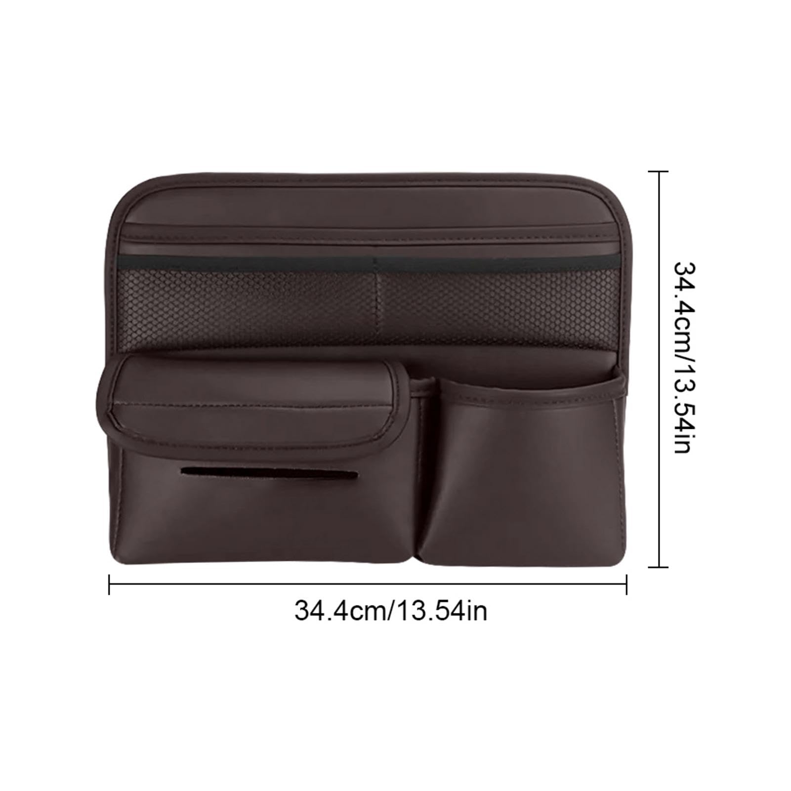Car Seat Organizer with Multi-Pockets - Back of Seat Storage Bag for Toys, Trash & Tissues | Durable Car Seat Organizer for Kids & Travel | Perfect for Road Trips, Family Vacations & Daily Commutes