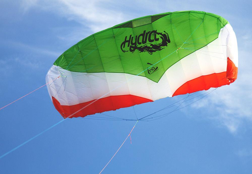 HQ Hydra II 350 Power/Trainer Kite - High Performance Kite for Kiteboarding & Landboarding - Perfect for Beginners and Advanced Riders - Outdoor Sports & Beach Activities