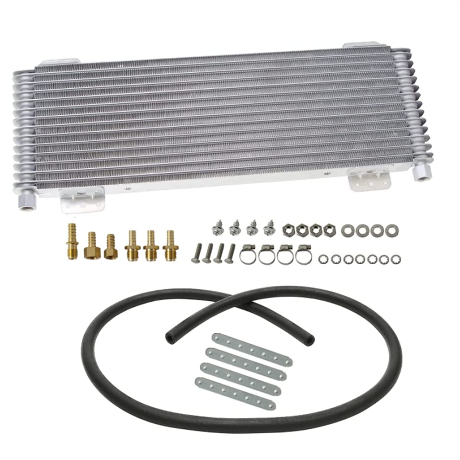 Heavy Duty Oil Cooler FIWARY LPD47391 OC-4739-1 - Low Pressure Drop Transmission Cooler for GVW Vehicles (40,000 Max) | Durable Aftermarket Replacement Part with 3-Month Warranty | Ideal for Truck, RV & Heavy-Duty Vehicle Maintenance