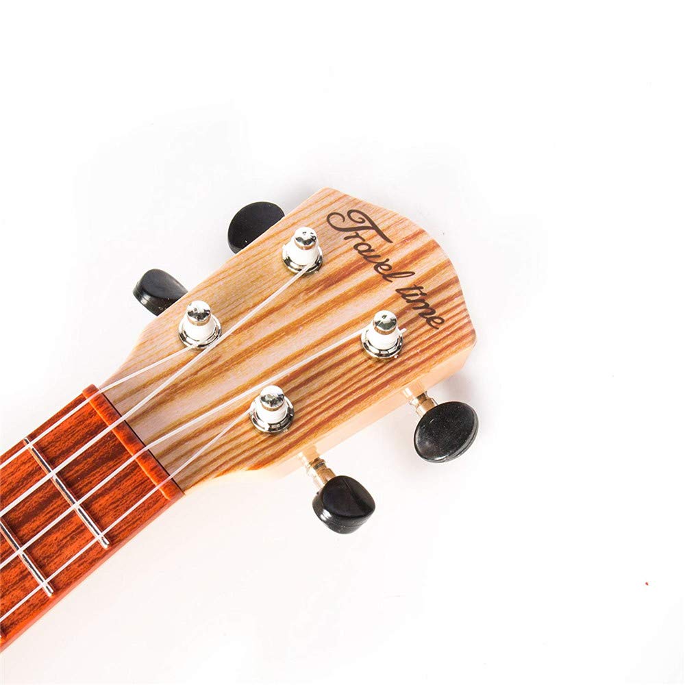 YOLOPARK 17 Inch Wooden Kids Toy Guitar for Boys & Girls - Mini Toddler Ukulele with 4 Strings for 3-7 Year Olds | Beginner Musical Instrument & Educational Toy for Children | Perfect for Birthday Gifts, Music Lessons & Pretend Play