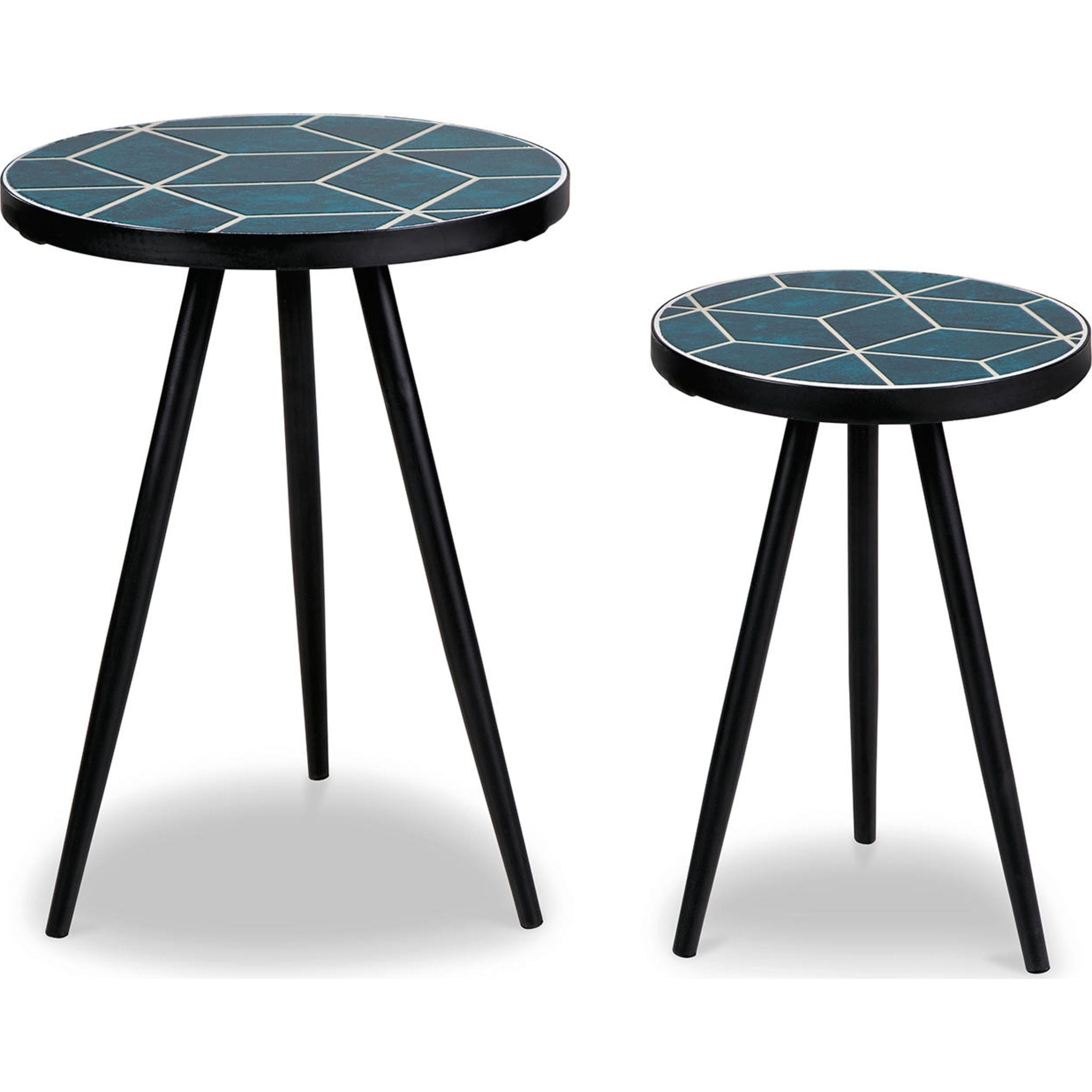Clairbelle Accent Table - Stylish Teal Side Table for Living Room, Bedroom & Office Decor | Modern End Table with Sturdy Design