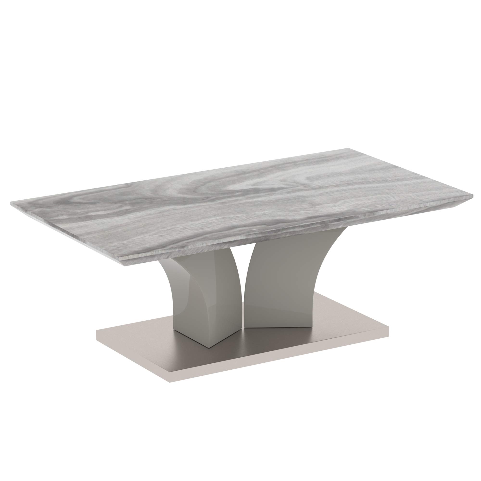 Modern Grey Napoli Coffee Table - Stylish Living Room Furniture for Home Decor & Small Space