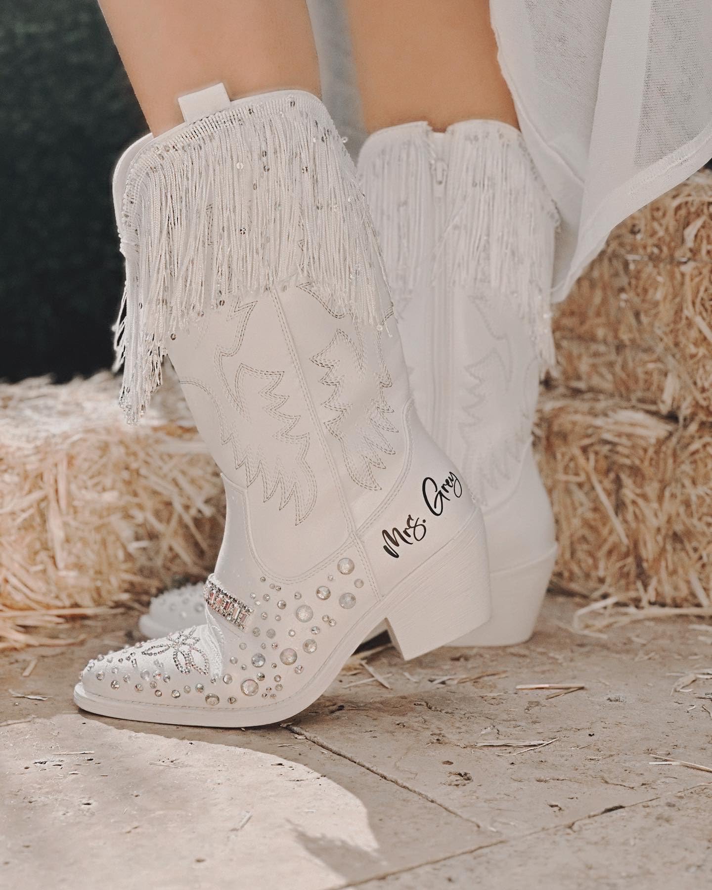 Western Cowboy Wedding Boots for Bride – Stylish & Comfortable Women's Cowgirl Boots – Perfect for Country Weddings, Rodeos & Western Events