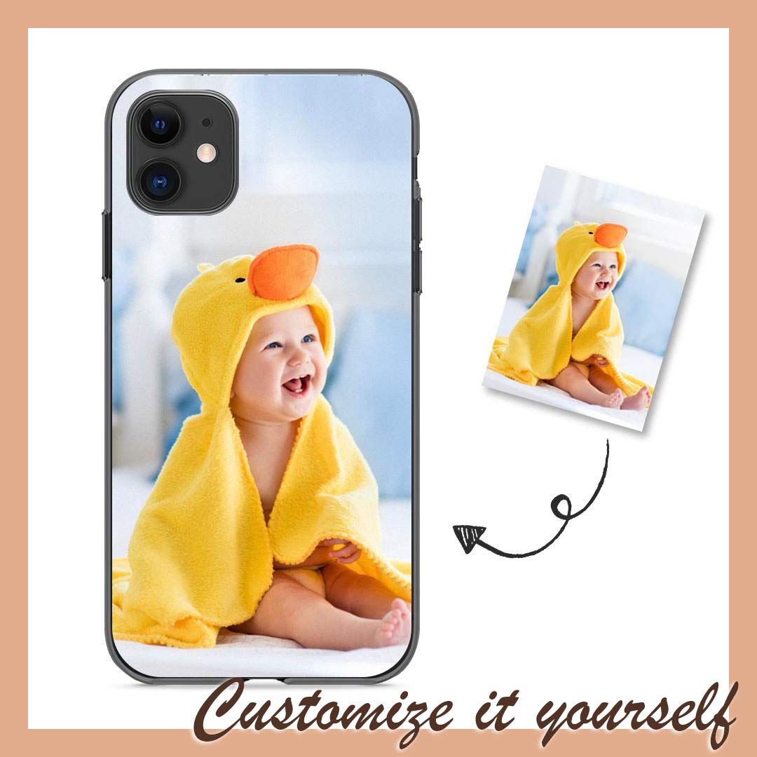 Custom iPhone 11 Phone Case - Slim Protective Cover with Shock Absorption (Black) - Perfect for Everyday Use, Travel & Outdoor Activities
