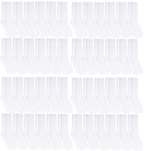 Men 48 Pack White Crew