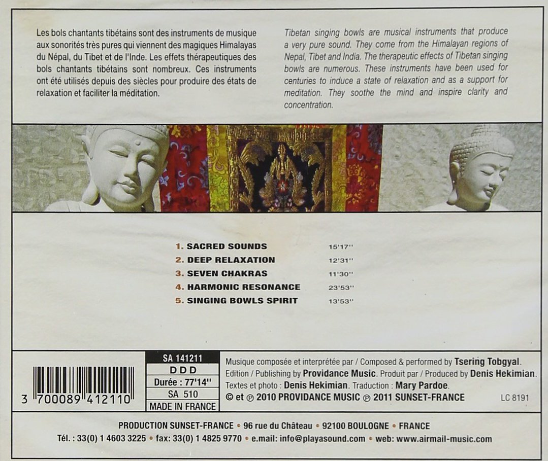 Air Mail Music: Art of Meditation - Tibetan Singing Bowls for Relaxation, Yoga & Mindfulness Practice | Spiritual Healing & Stress Relief