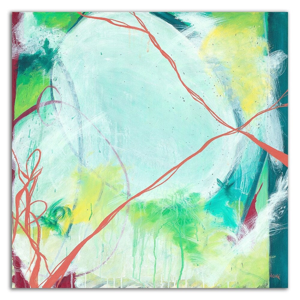April by Romeo Zivoin - Premium Canvas Wall Art Print - Ready to Hang - Perfect for Living Room, Bedroom & Office Decor