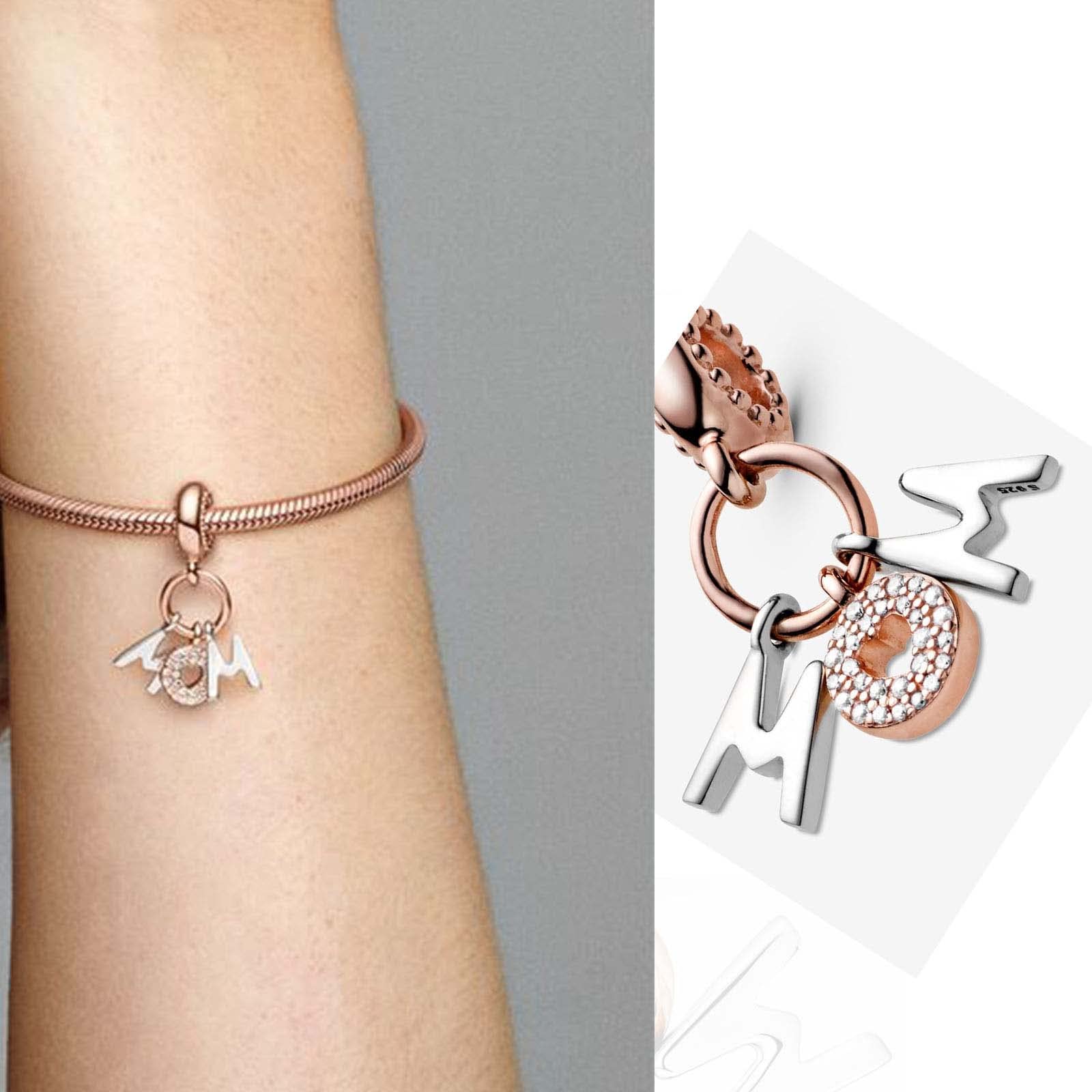 925 Sterling Silver Charm Beads & Pendants for Bracelets - Elegant Jewelry Gifts for Women, Birthday, Christmas, Mother's Day - Perfect for Layering, Stacking & Everyday Wear