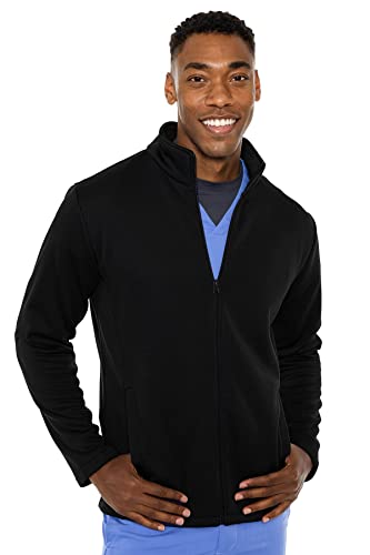 Med Couture Men's Bonded Fleece Jacket - Warm Winter Outerwear for Men | Soft & Comfortable Fleece Lining | Perfect for Outdoor Activities, Hiking & Casual Wear