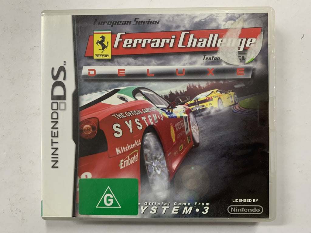 Ferrari Challenge Deluxe Complete Racing Game Set in Original Case - Perfect for Racing Enthusiasts and Collectors