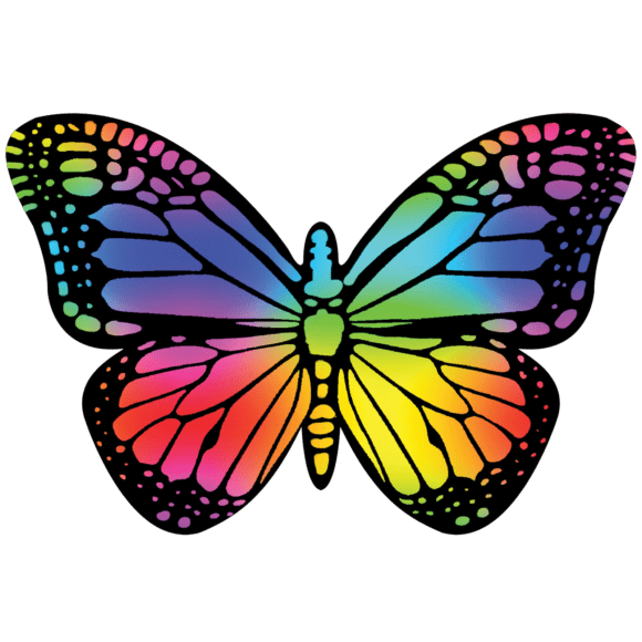 Butterfly Scratch Art Set for Kids - DIY Rainbow Magic Drawing Kit - Creative Fun for Birthday Parties & Classroom Activities