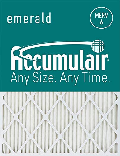 Accumulair Emerald 29.5x32x2 MERV 6 Air Filter - Furnace Filter Replacement for Home HVAC Systems - Improves Indoor Air Quality for Allergies & Dust Control
