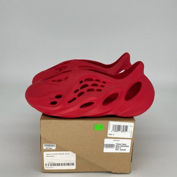 Adidas Yeezy Foam RNNR Vermilion - Men's Size 9 Sneakers (GW3355) | Comfortable Slip-On Shoes for Running, Gym & Casual Wear