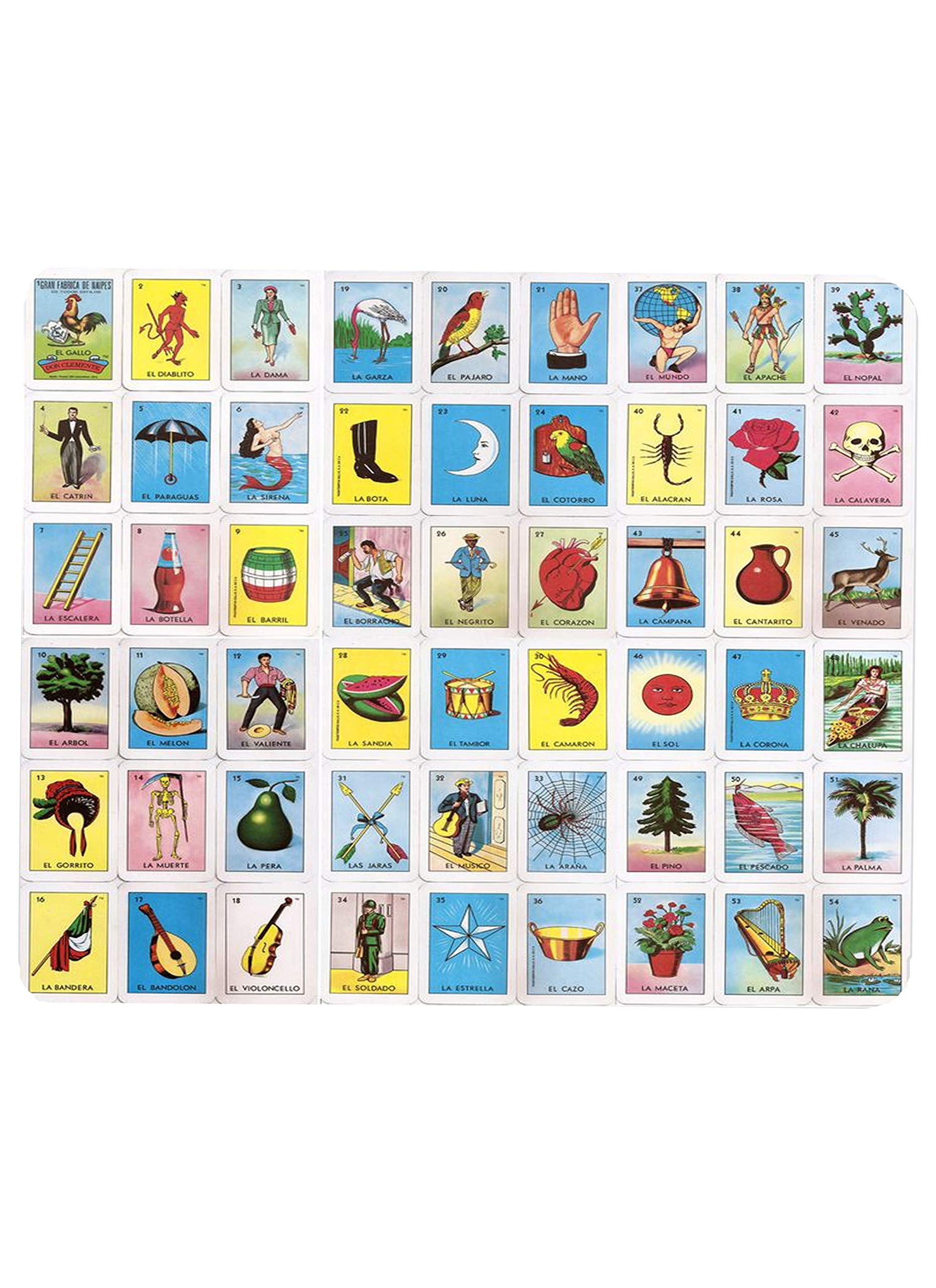 Handmade Loteria Fortune Teller Mouse Pad - Mexican Bingo Game Themed Desk Accessory for Gaming, Office & Home Decor