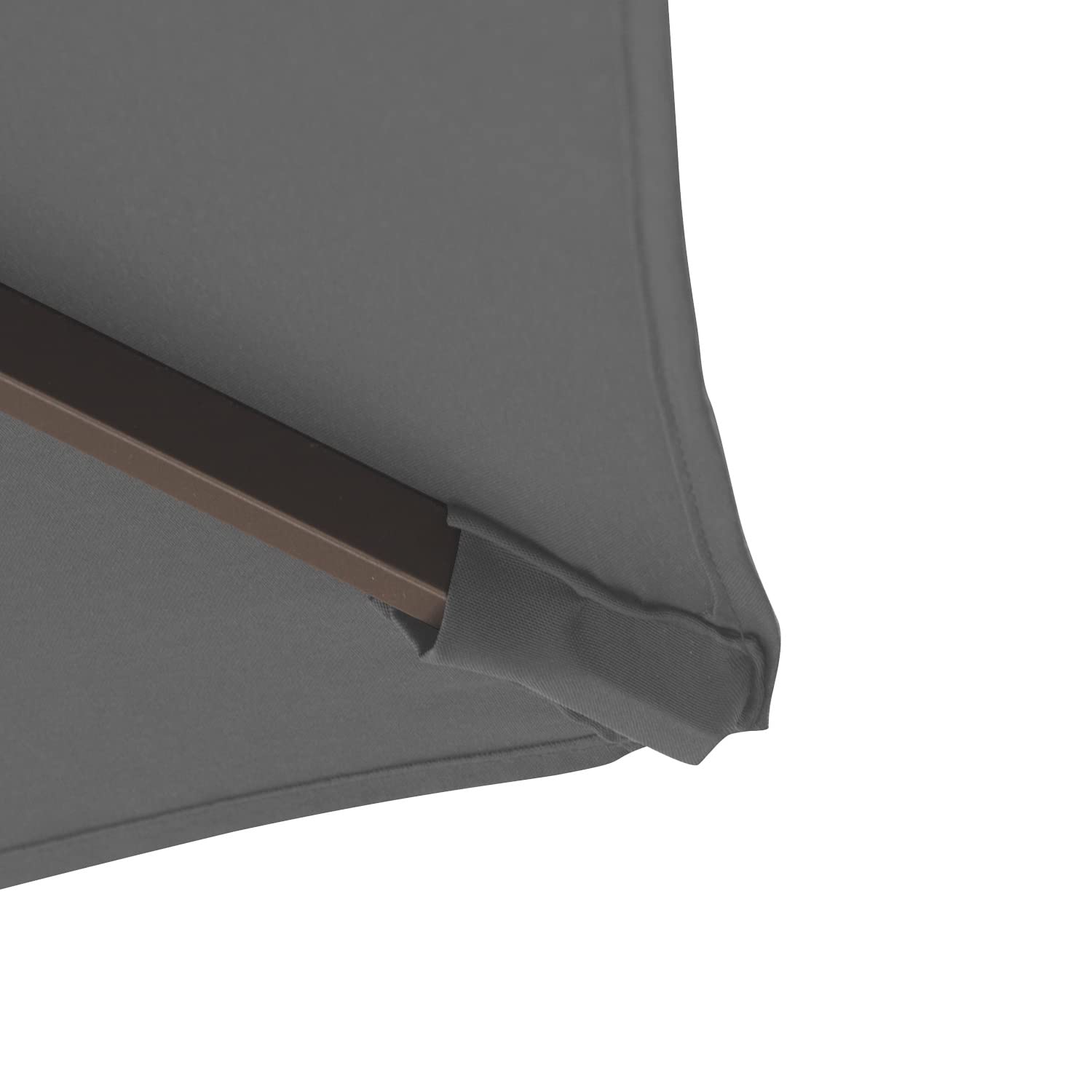 WestinTrends Paolo 9 Ft Outdoor Patio Umbrella with 30 lb Decorative Concrete Base - Gray Market Table Umbrella for Backyard, Poolside & Restaurant Outdoor Dining