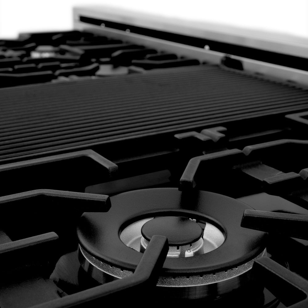 ZLINE 48 Inch Professional Kitchen Package - Stainless Steel Dual Fuel Range & Convertible Vent Hood | Perfect for Home Chefs & Modern Kitchens