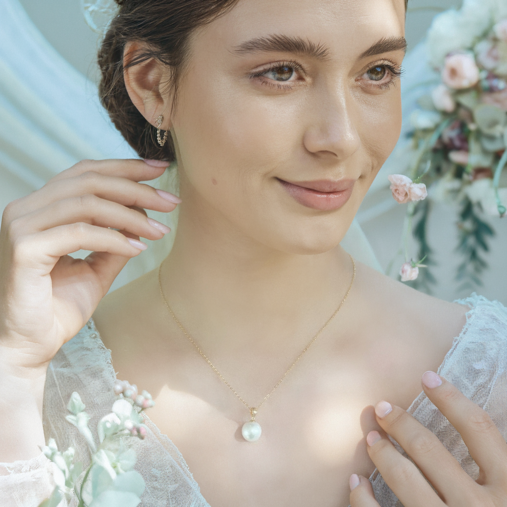 AAAA Quality Lustrous Pearl Pendant Necklace for Women - Elegant Jewelry Gift for Wedding, Anniversary & Special Occasions