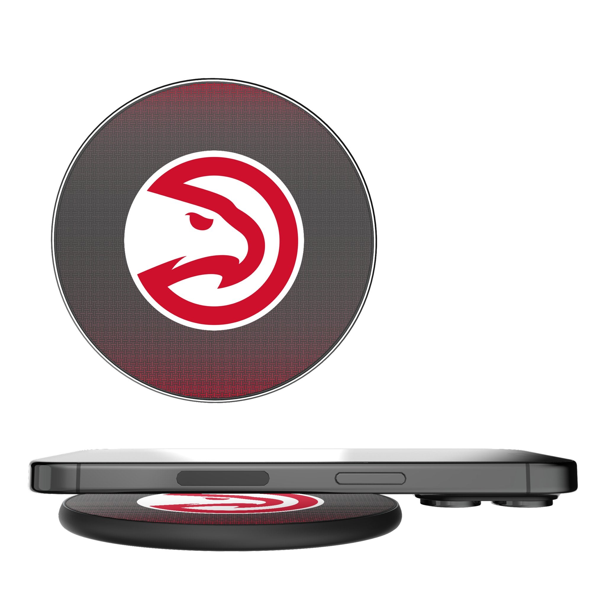 Atlanta Hawks NBA Team 15W Fast Wireless Charger - Compatible with iPhone, Samsung, AirPods - Perfect for Home, Office & Car Charging