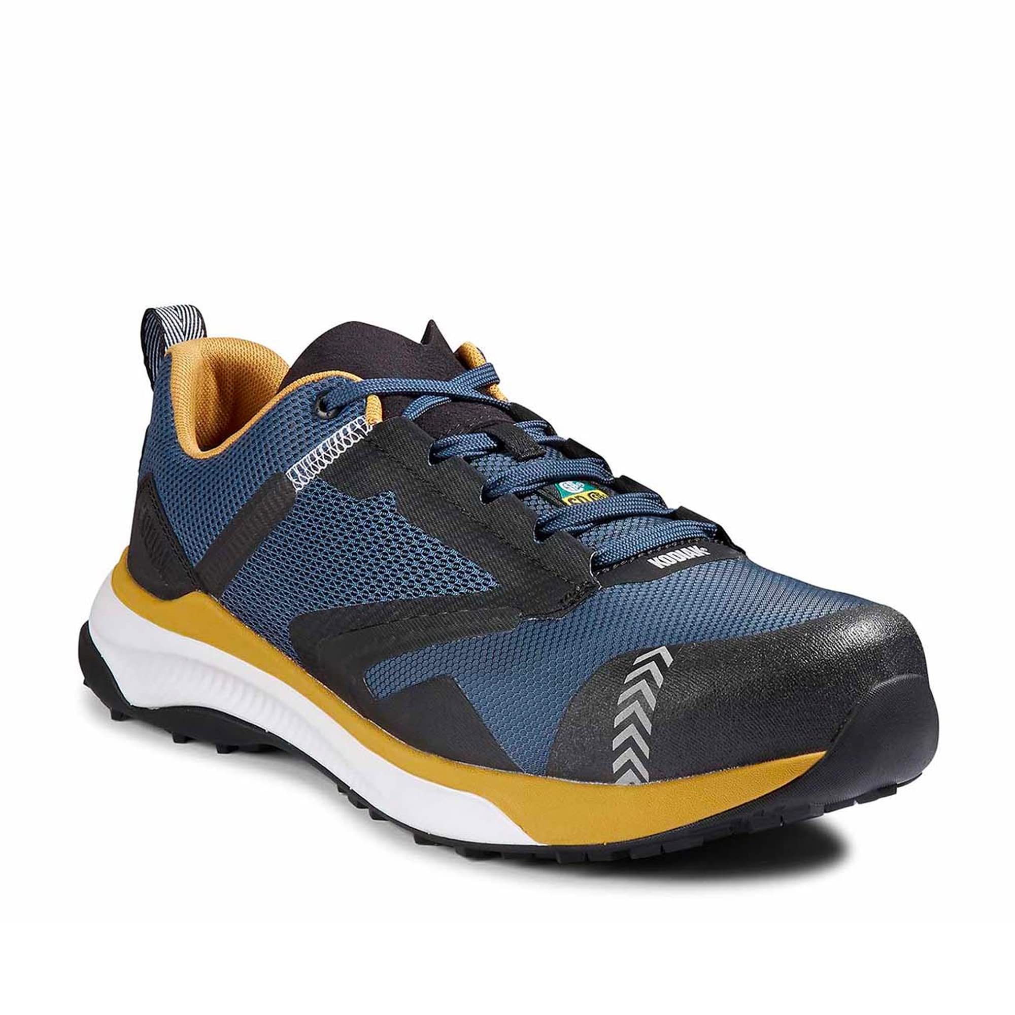 Kodiak Men's Quicktrail Low Nano Composite Toe Athletic Work Shoes - Lightweight Safety Shoes for Construction, Warehouse & Industrial Work - Non-Slip, Comfortable for All-Day Wear