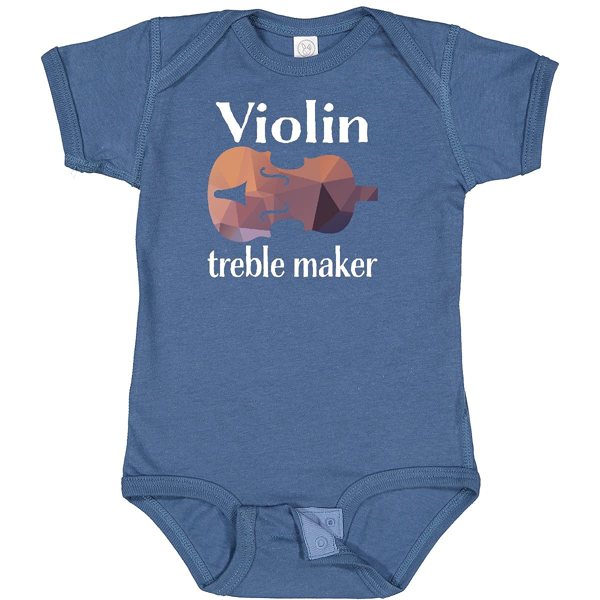 Inktastic Funny Violinist Music Gift Baby Bodysuit - Cute Violin Treble Maker Outfit for Musicians & Music Lovers | Perfect for Newborns, Infants & Toddlers | Great Gift for Birthdays, Baby Showers & Music Enthusiasts