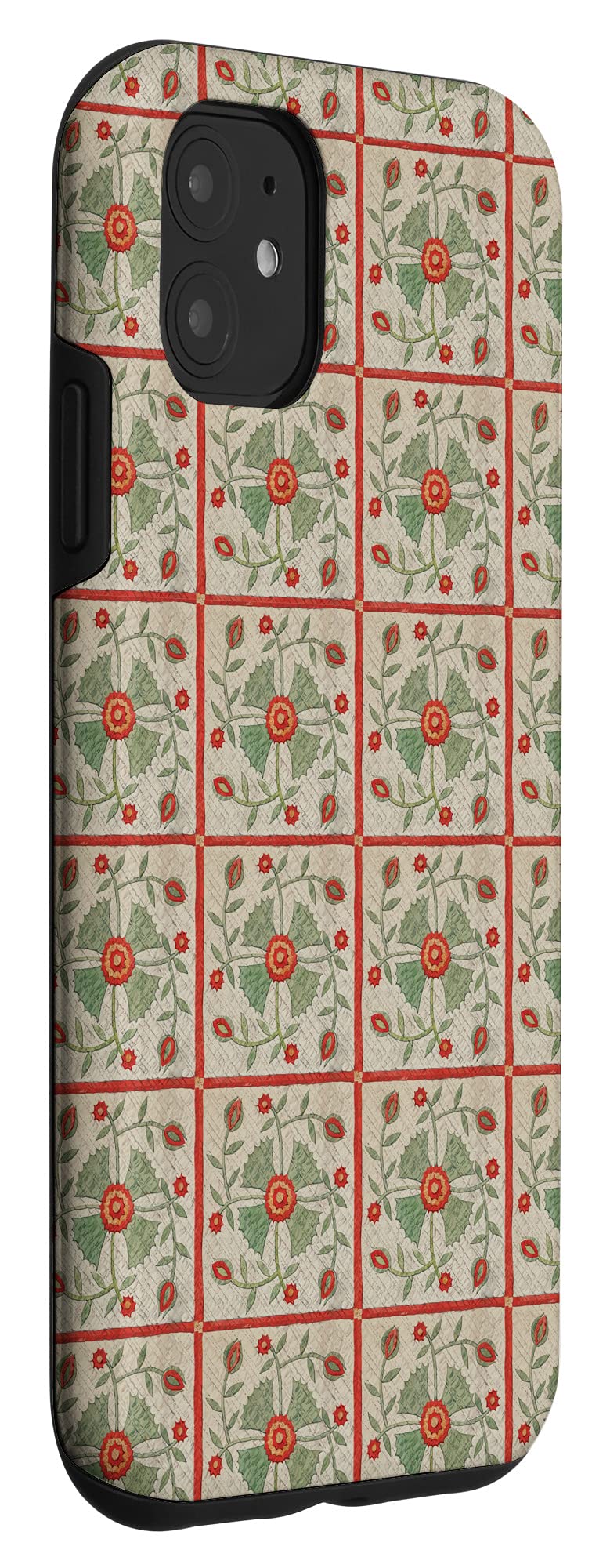 Premium iPhone 11 Case with Stylish Quilt Block Design - Slim Protective Cover for Everyday Use, Travel & Work (Compatible with iPhone 11)