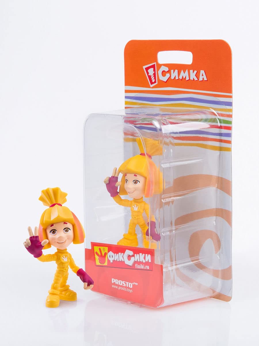 Fixiki Collectible Action Figures - Simka & Prosto Toys for Kids | Fun Educational Play, Gift for Children, Birthday Party Favors & Collectors Display