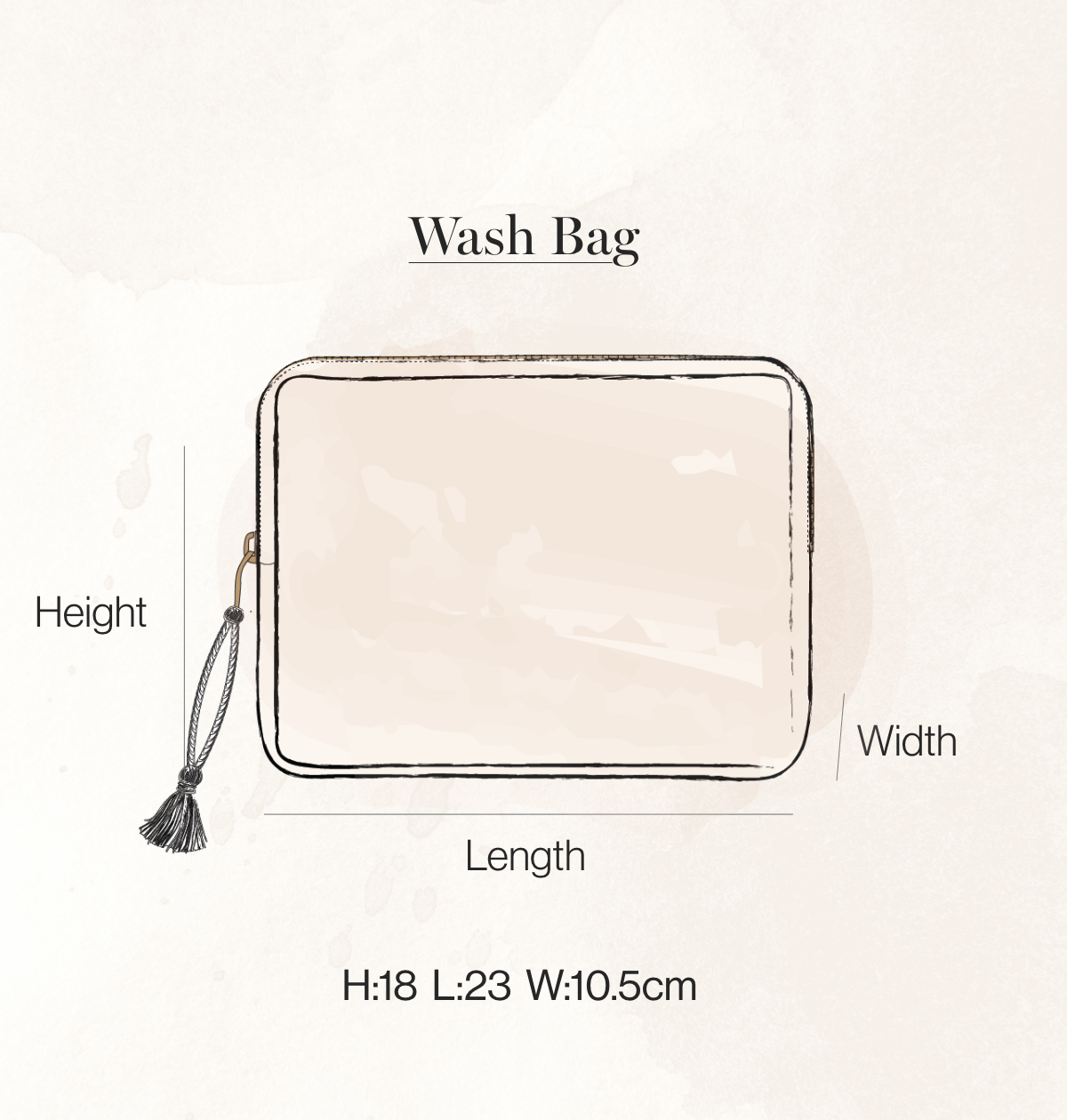Eco-Friendly Baby Elephant Print Wash Bag - Reusable Laundry Mesh Bag for Delicates, Travel & Storage - Support Wildlife Conservation