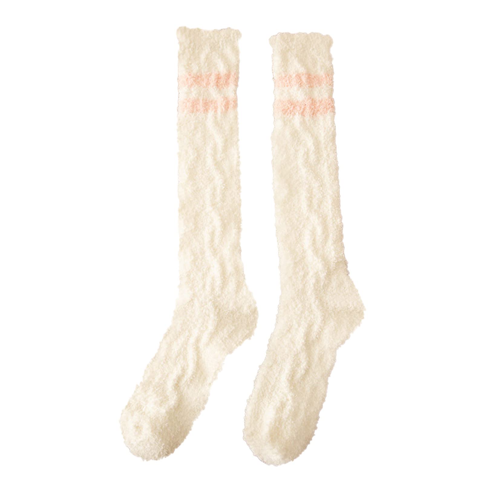 Smileyth Warm Winter Socks for Women - Cozy Thermal Calf-Length Home Socks with Soft Plush Lining - Perfect for Indoor Comfort, Cold Weather & Gift Giving