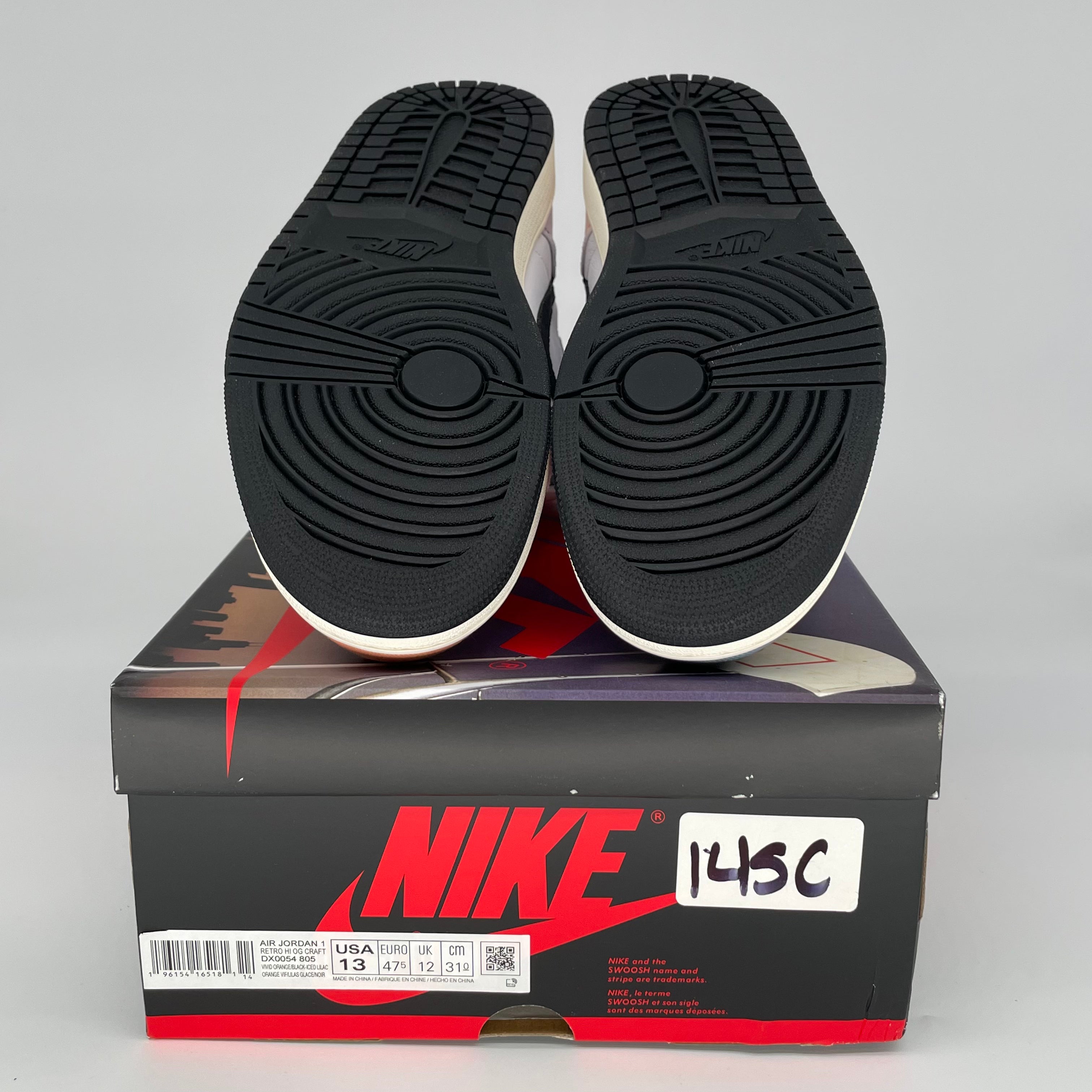 AIR JORDAN 1 SKYLINE Sneakers - Men's Size 13 (DX0054-805) - Retro High Top Basketball Shoes for Streetwear & Sports