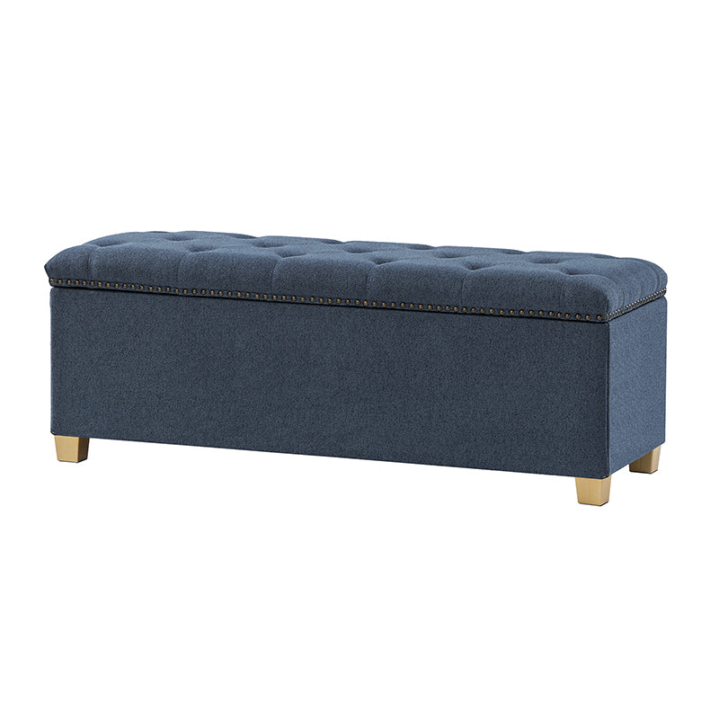 Versatile Minimalist Storage Bench with Removable Fabric Cover - Modern Entryway, Bedroom & Living Room Organizer - Perfect for Shoes, Blankets & Home Decor Storage