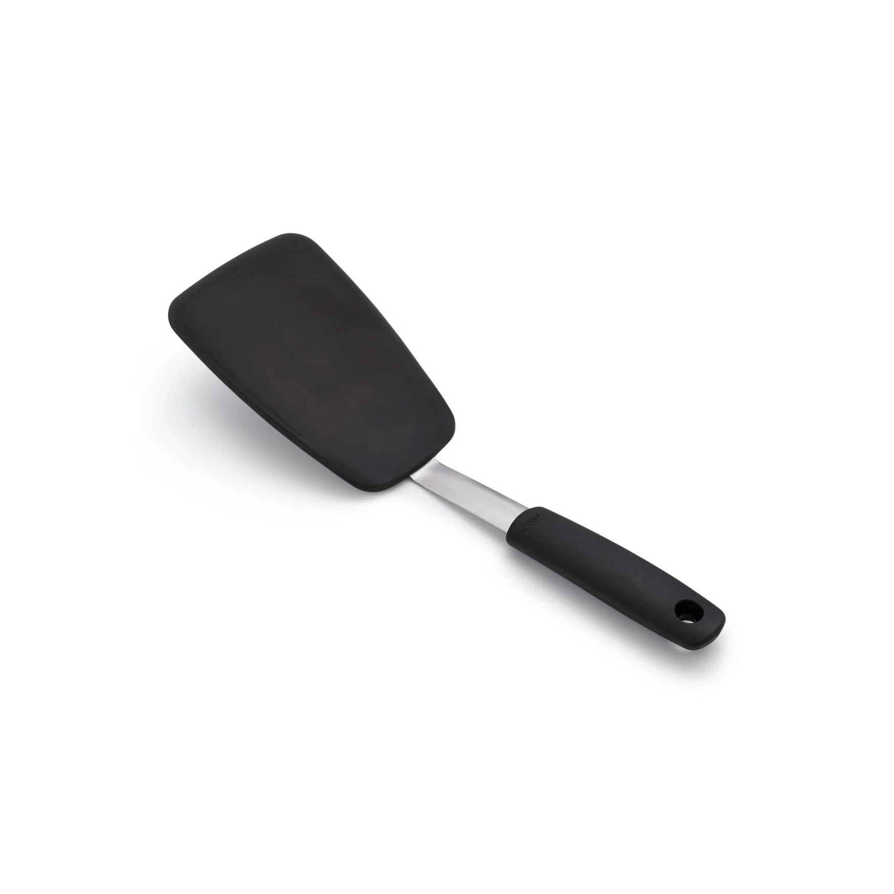 OXO GOOD GRIPS Silicone Turner Spatula - Heat Resistant Kitchen Utensil for Flipping Pancakes, Eggs & Burgers - Non-Stick Cooking Tool for Grilling, Baking & Stovetop Use