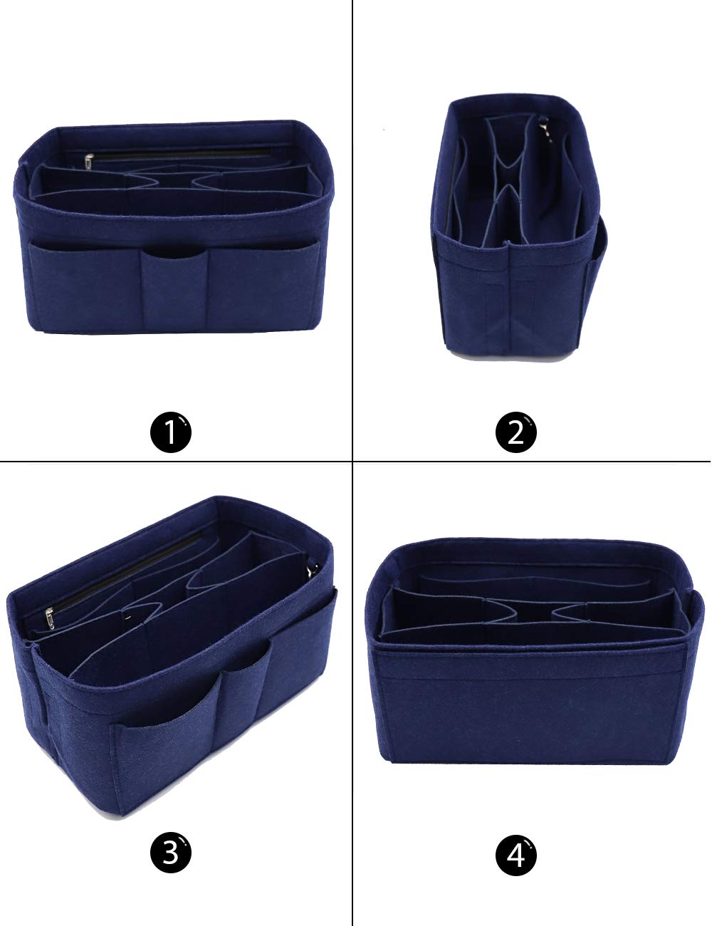 LEXSION Felt Insert Bag Organizer - Purse Organizer for Handbags Fits Speedy & Neverfull | Perfect for Travel, Work & Daily Use