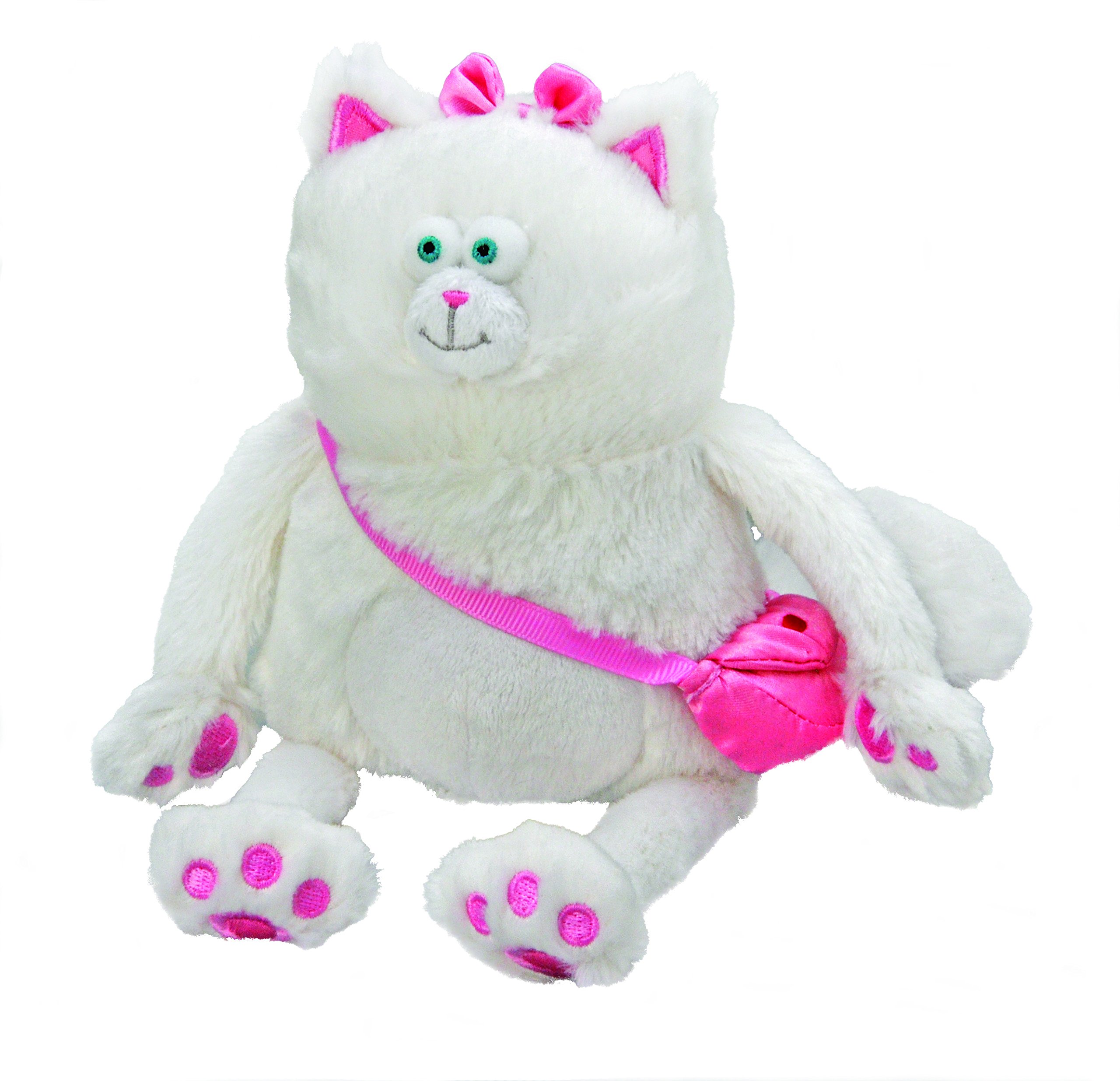 Splat The Cat White Kitten Plush Beanbag Chair - Soft and Cozy Cat-Themed Kids' Bean Bag for Reading Nook, Bedroom Decor, and Playroom Seating