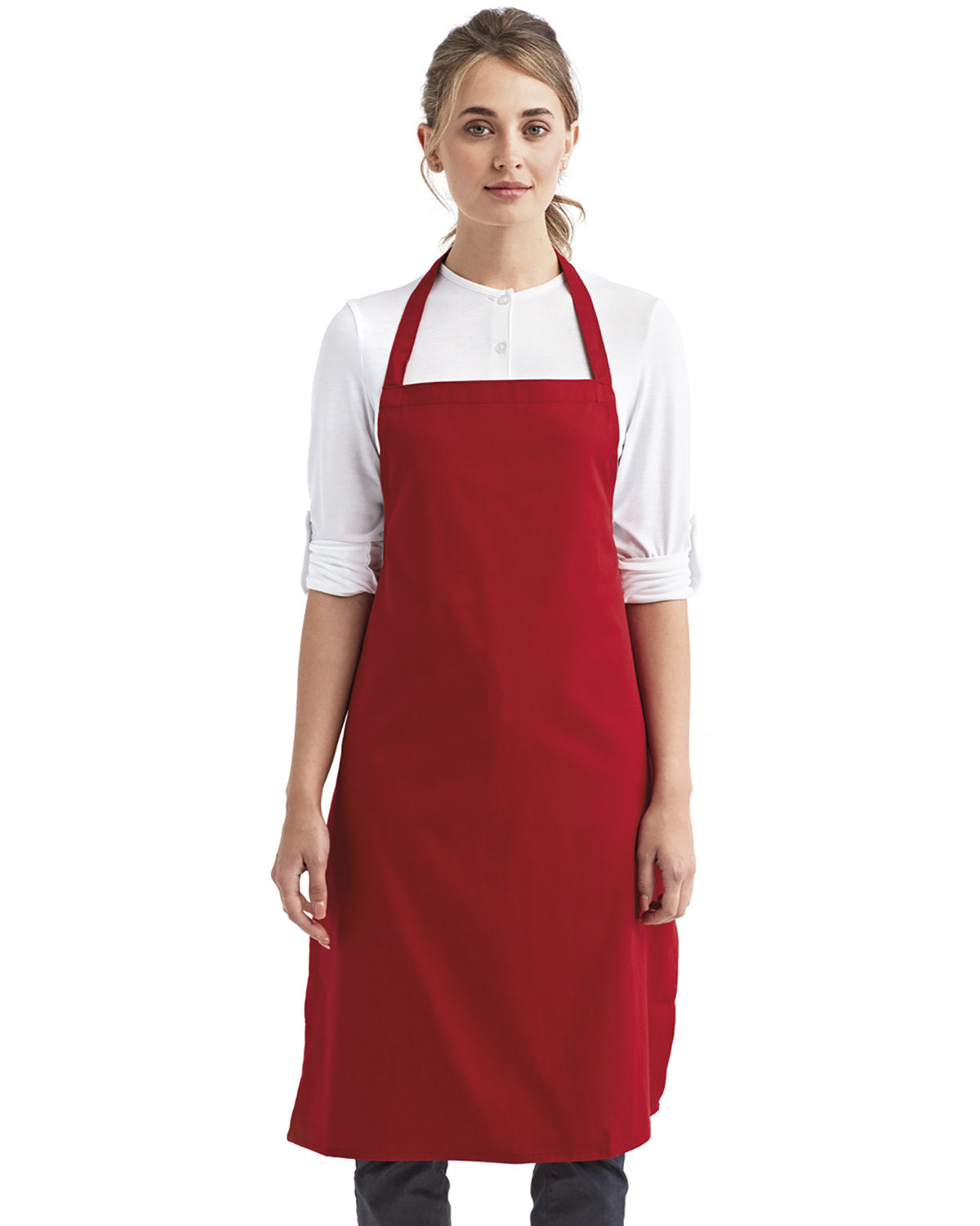 Reprime RP102 Organic Cotton Bib Apron - Artisan Collection for Cooking, Baking & Grilling - Durable & Stylish Kitchen Apron for Chefs & Home Cooks