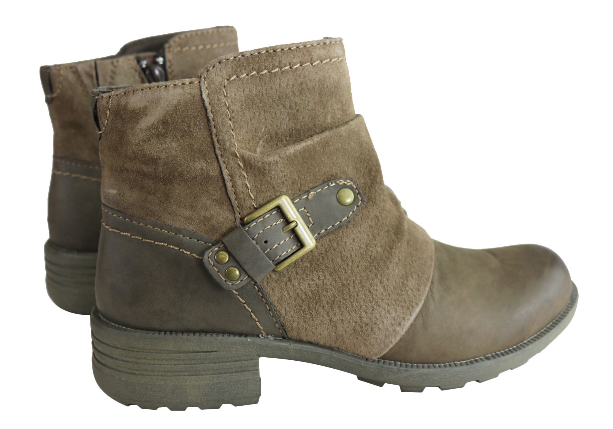 Planet Shoes Peyton Women's Comfortable Leather Ankle Boots with Arch Support - Perfect for Work, Travel & Everyday Wear