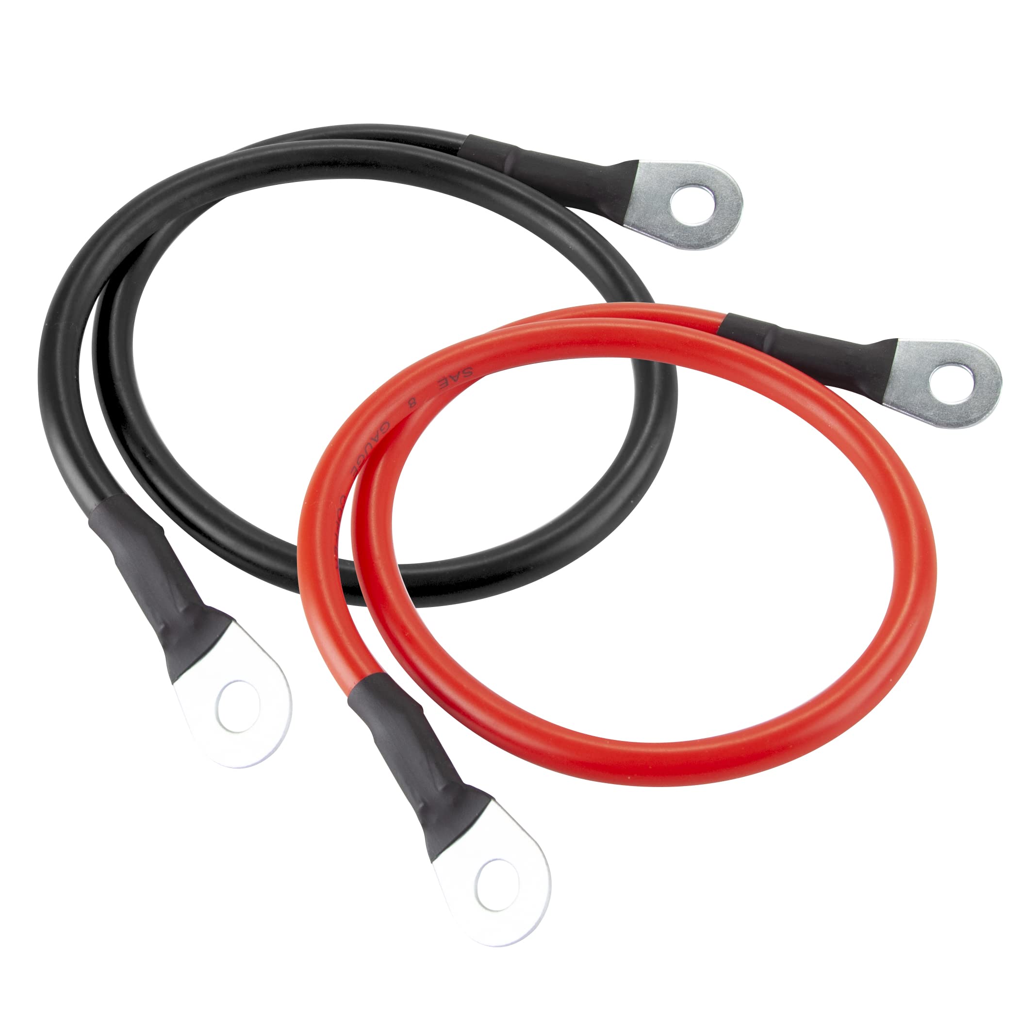 **Cartman 6 AWG Battery Cables - 20 Inch 6 Gauge Power Inverter Cables with 3/8