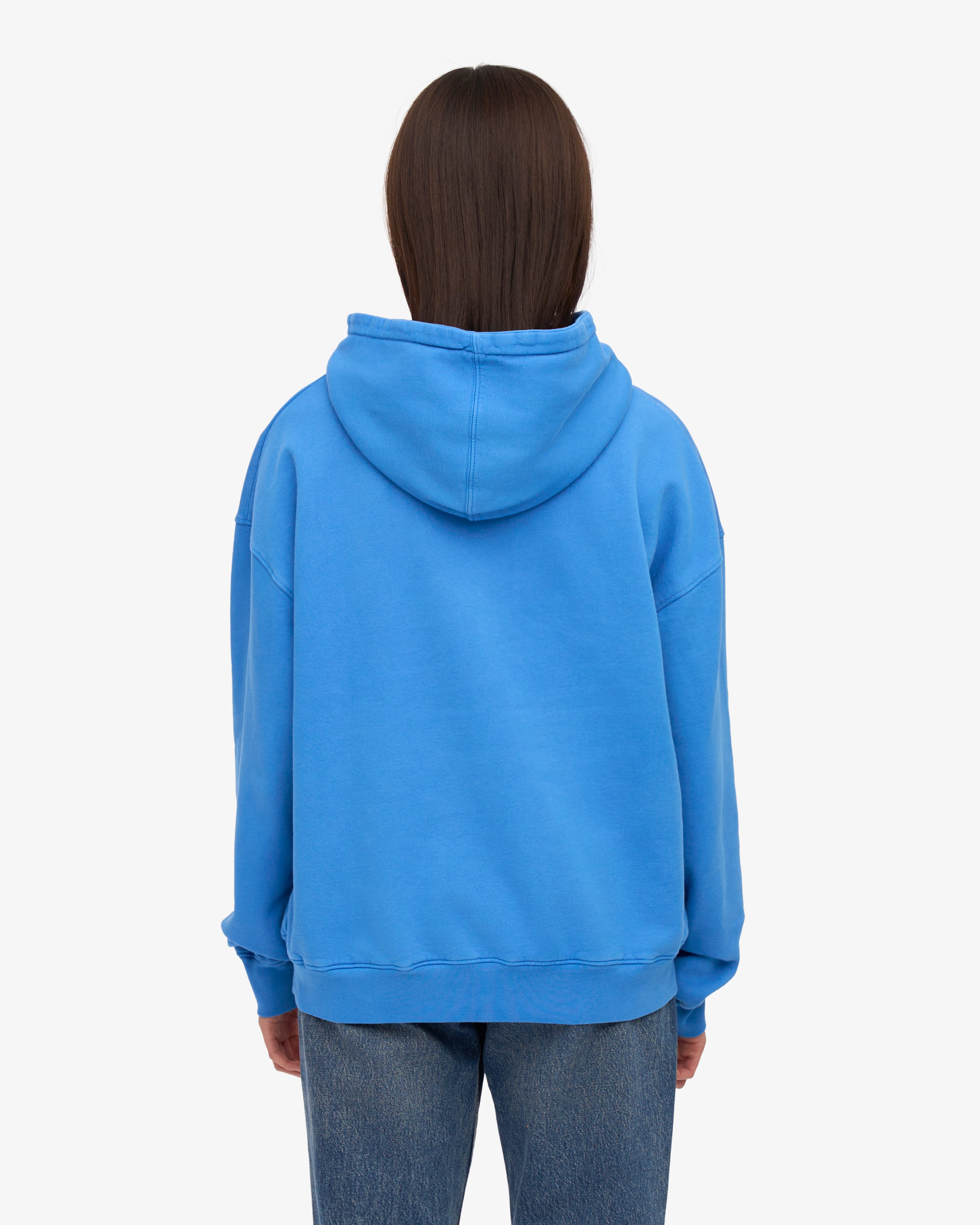 Organic Oversized Hoodie - Pacific Blue | Soft & Cozy Pullover Sweatshirt for Men & Women | Perfect for Casual Wear, Lounge & Outdoor Activities