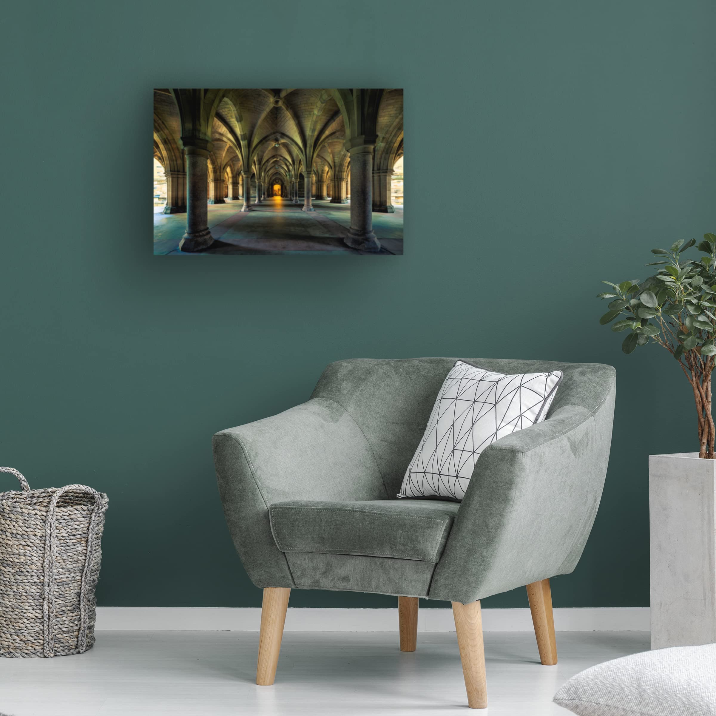 Trademark Fine Art 'Go In' Canvas Art by Eugenio Pastor Benjumeda - Modern Abstract Wall Decor for Living Room, Bedroom & Office