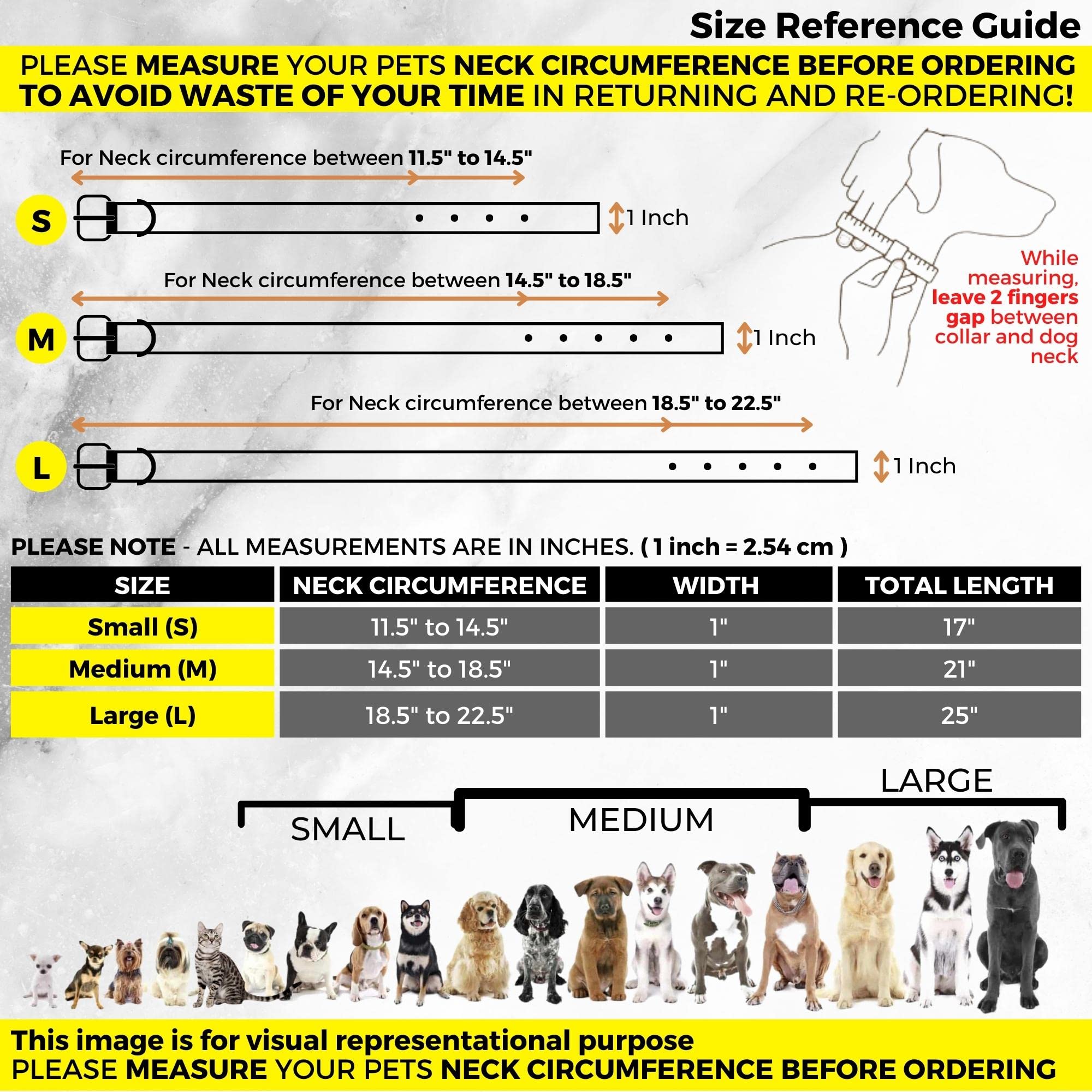 Premium Padded Nylon Dog Collar with Metal Buckle - Adjustable Classic Pet Collar for Large Dogs (Grey) | Comfortable & Durable for Daily Walks, Training & Outdoor Adventures