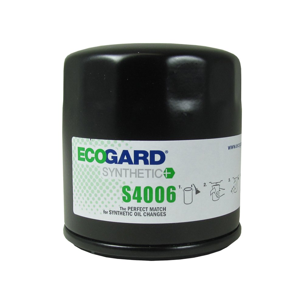 ECOGARD S4006 Premium Spin-On Engine Oil Filter for Synthetic Oil - Compatible with Chevrolet Silverado 1500 5.3L (1999-2006), Tahoe 5.3L (2003-2006), Silverado 1500 4.8L (1999-2006), Silverado 2500 HD 6.0L (2003-2006) - Perfect for Oil Changes & Engine Maintenance