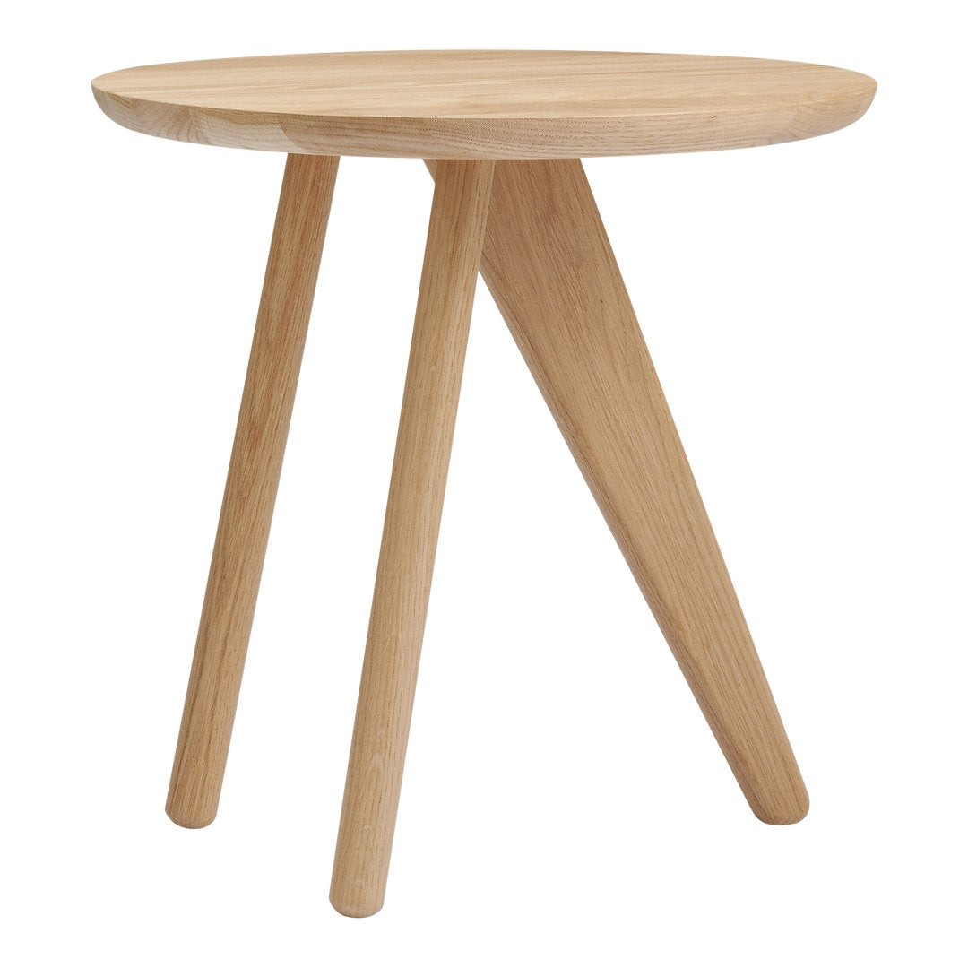 Hansen Hyldahl Fin Side Table by Norr11 - Modern Scandinavian End Table for Living Room, Bedroom & Office - Stylish & Functional Home Decor