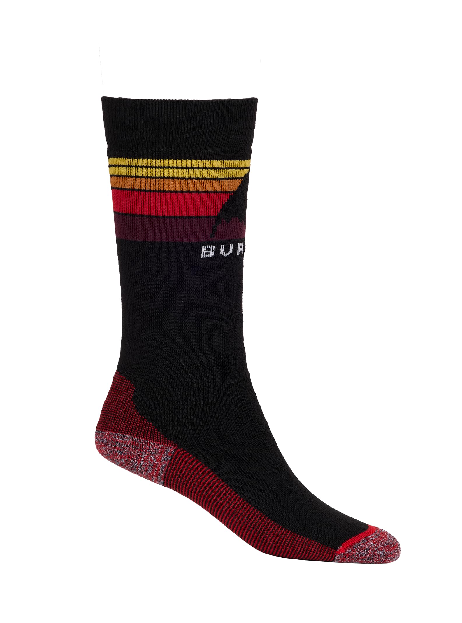 Burton Kids' Emblem Midweight Socks - Warm & Comfortable Hiking Socks for Boys & Girls - Perfect for Outdoor Adventures, Camping & Winter Activities