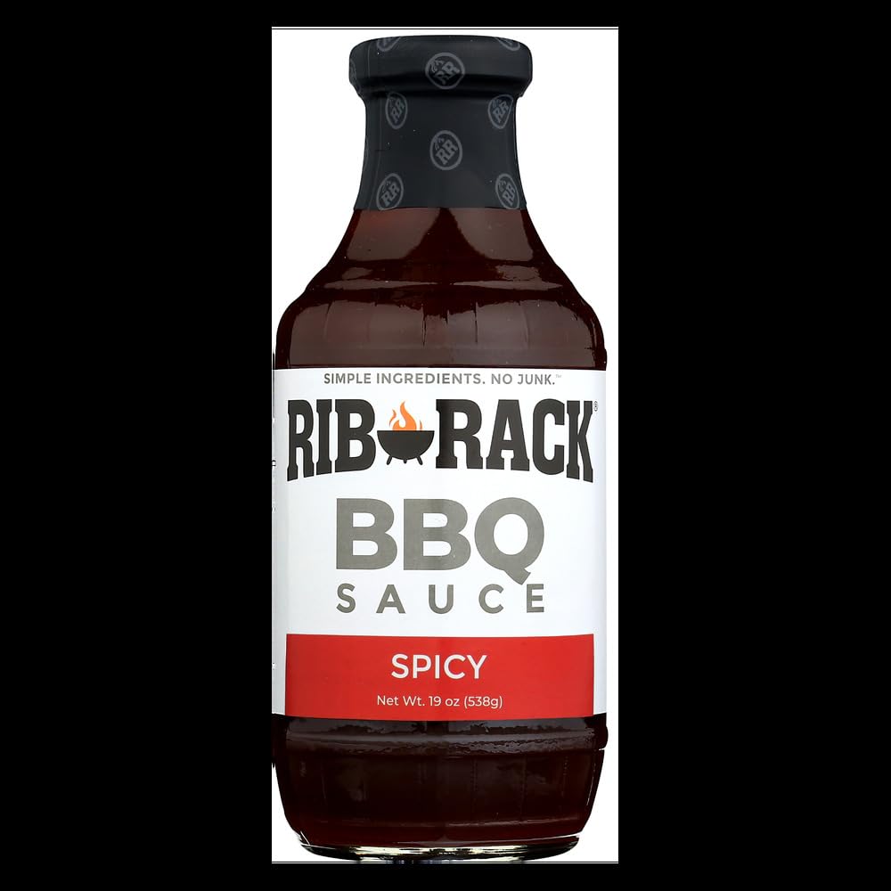 Hot Cayenne BBQ Sauce for Ribs - 19oz (Pack of 6) | Spicy Glaze for Grilling, Smoking & Roasting | Perfect for Backyard BBQs, Tailgating & Family Cookouts