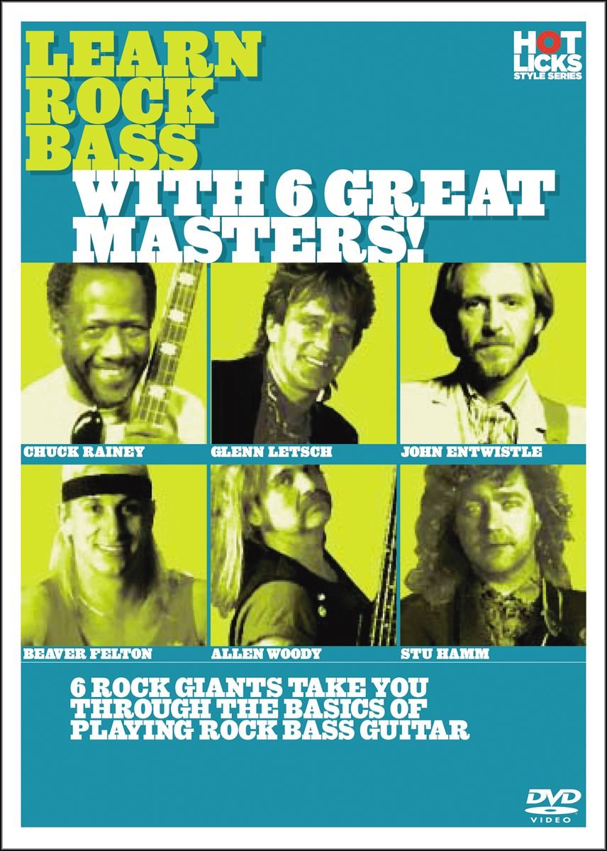 Learn Rock Bass Guitar with 6 Great Masters - Online Video Lessons for Beginners to Advanced Players | Perfect for Home Practice, Music Schools & Band Performances